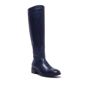 Carl Scarpa Ashby Navy Leather Boots